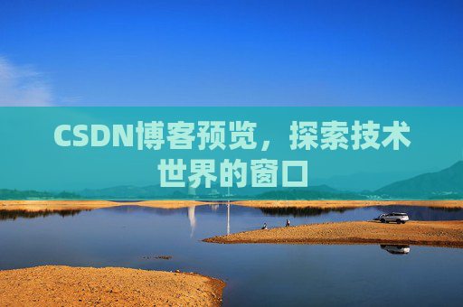 CSDN博客预览,探索技术世界的窗口